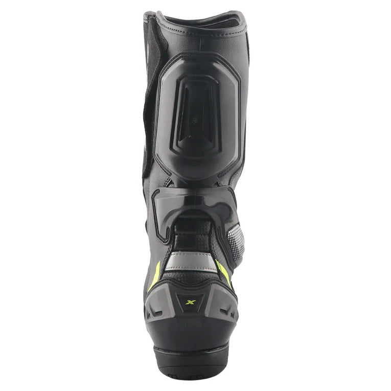 AXOR BOOTS RACER TEC BLACK NEON GREEN