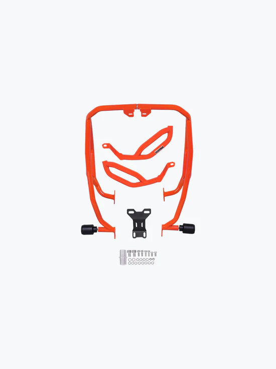 LEGUNDARY CUSTOM CRASH GUARD RAPTOR CRA20602 KTM ADVENTURE 390 (2025)/ 250 ADV/390 ADV R/390 ADV X+/390 ADV S 2025 ORANGE