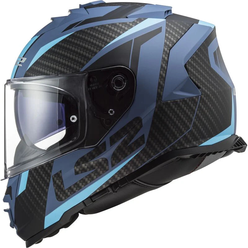 LS2 HELMET FF800 STORM II RACER MATT BLUE