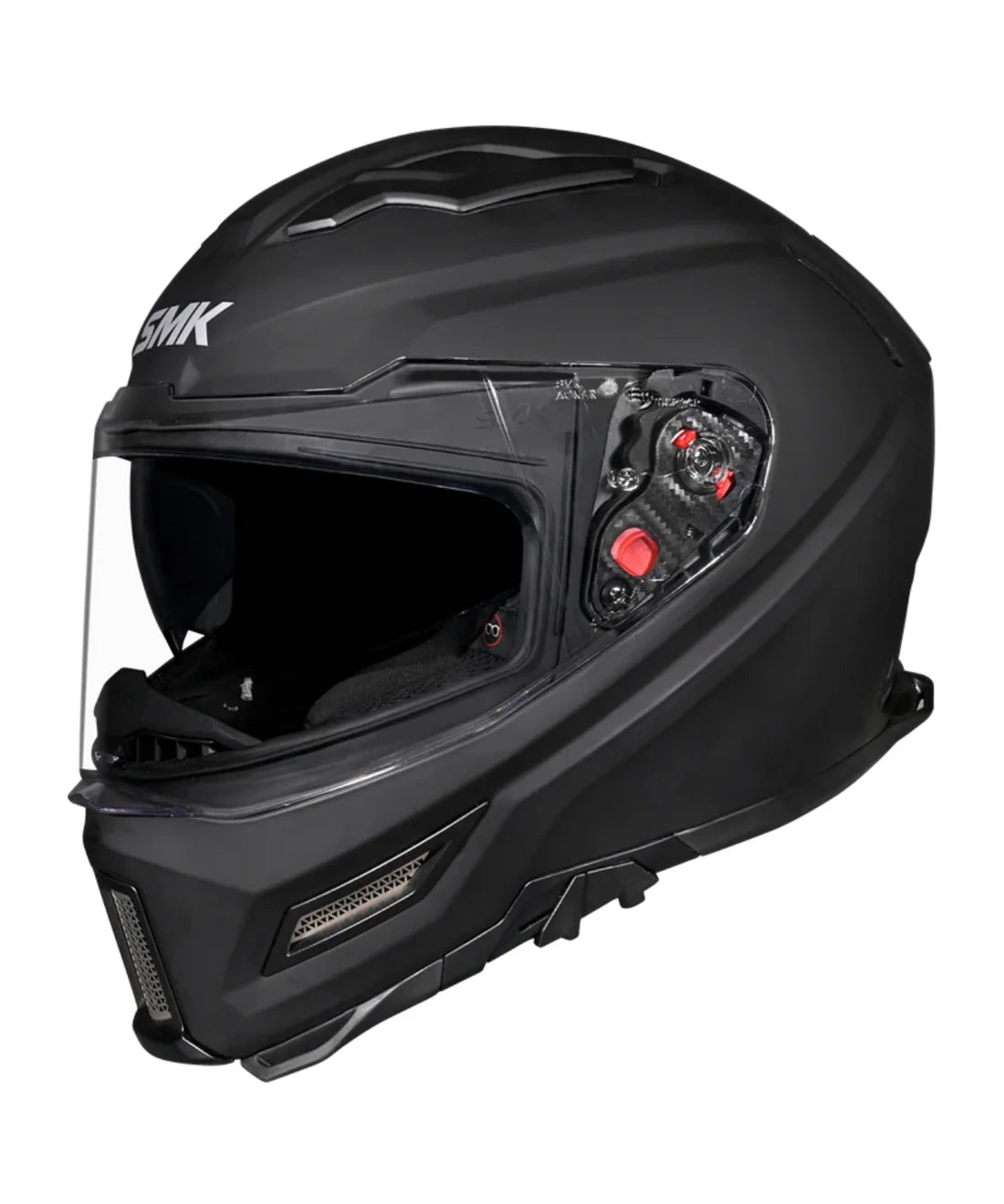 SMK HELMET AGNAR SOLID DULL BLACK (MA200)