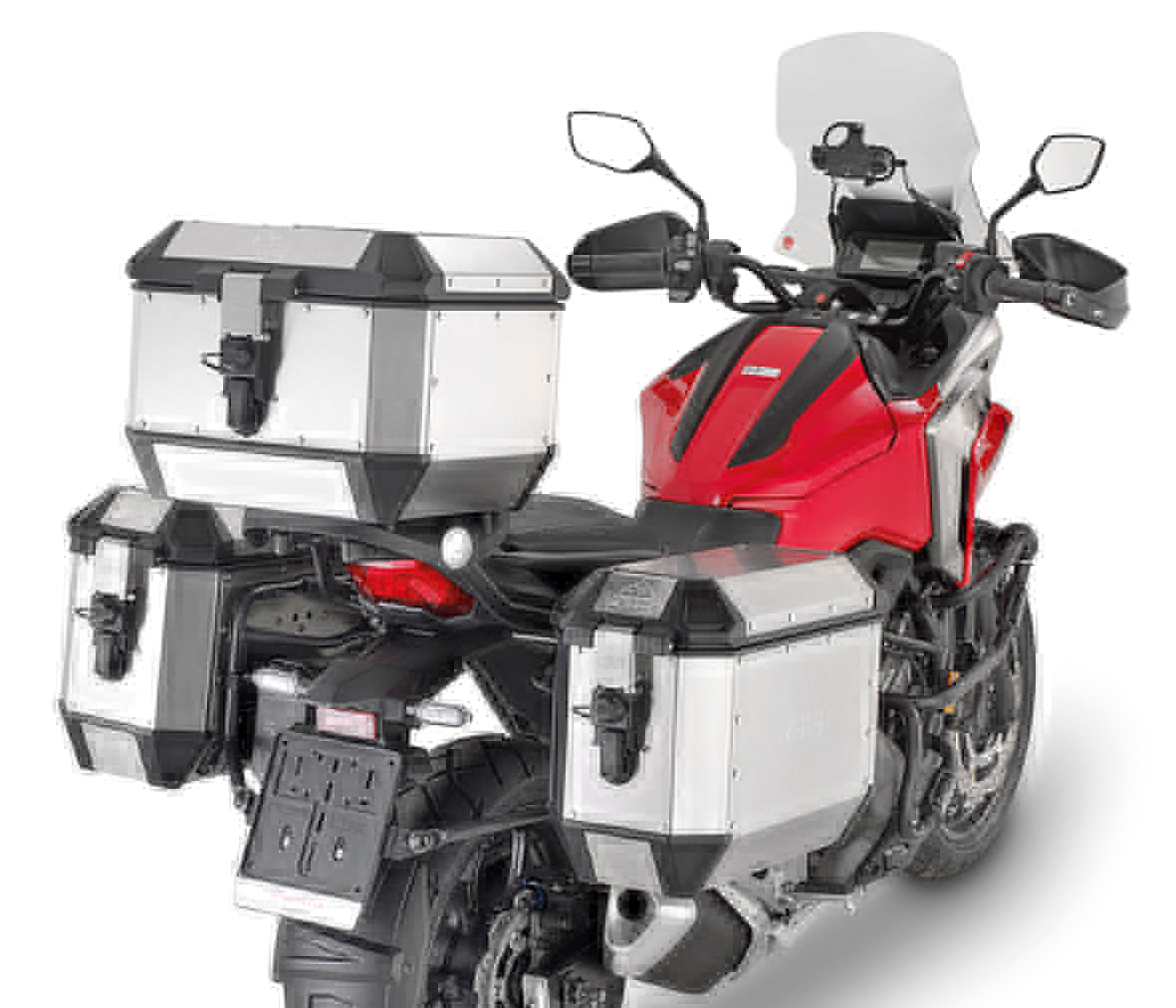 GIVI TOPCASE MONTE BIANCO ALUMINIUM MTB45-ADV SILVER 45L