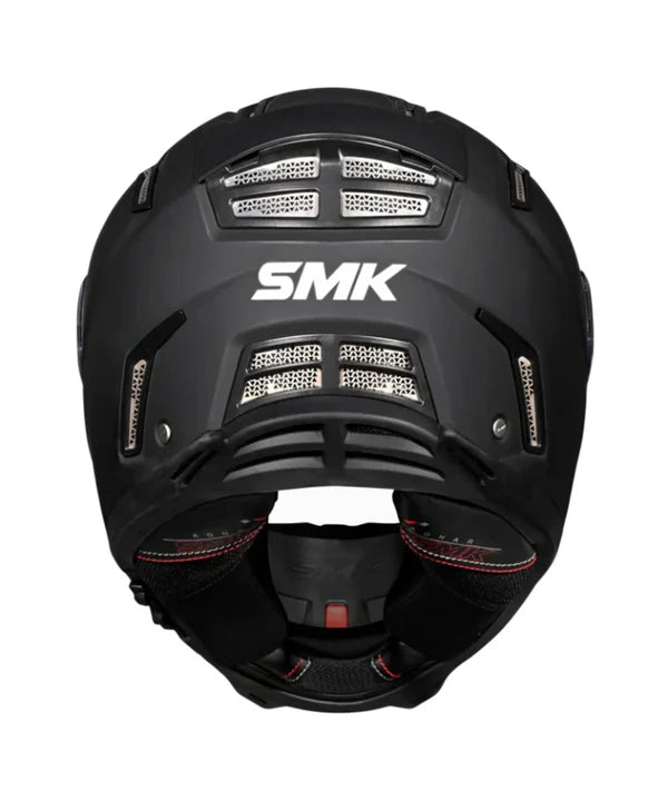 SMK HELMET AGNAR SOLID DULL BLACK (MA200)
