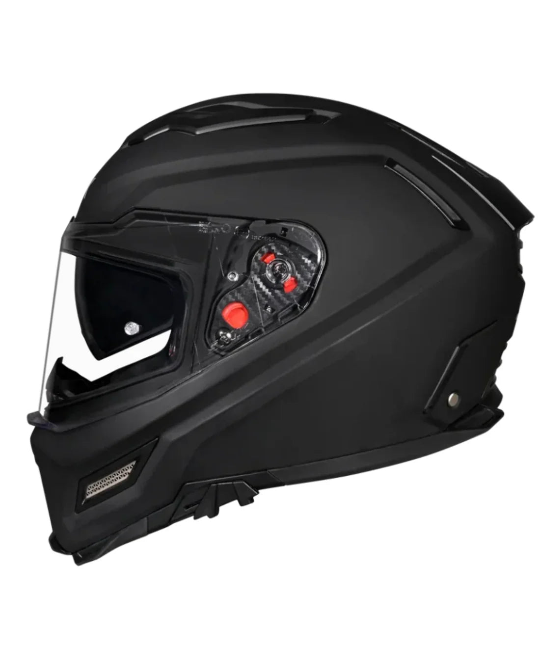 SMK HELMET AGNAR SOLID DULL BLACK (MA200)