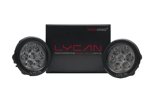 MADDOG AUX LIGHT LYCAN 80W WITH HARNESS AND DUAL SWITCH