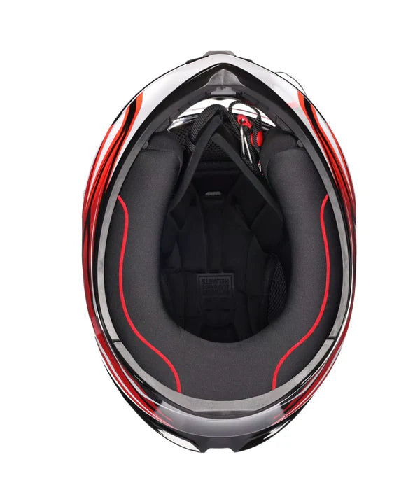 AGV HELMET K1S LION BLACK RED WHITE 035