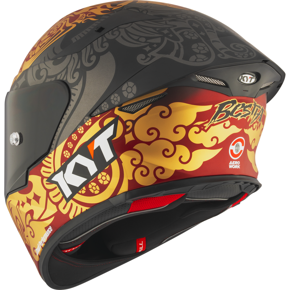 KYT HELMET REVO ENEA INDONESIA REPLICA 2023 MATT BLACK