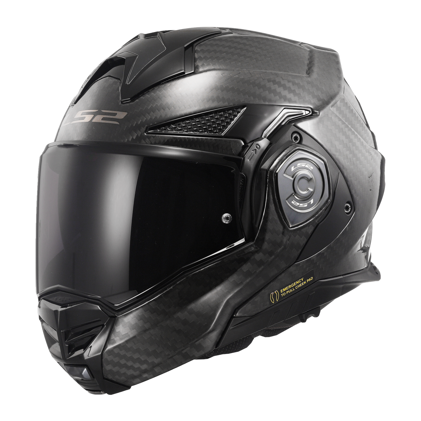 LS2 HELMET FF901 ADVANT X SOLID CARBON GLOSS