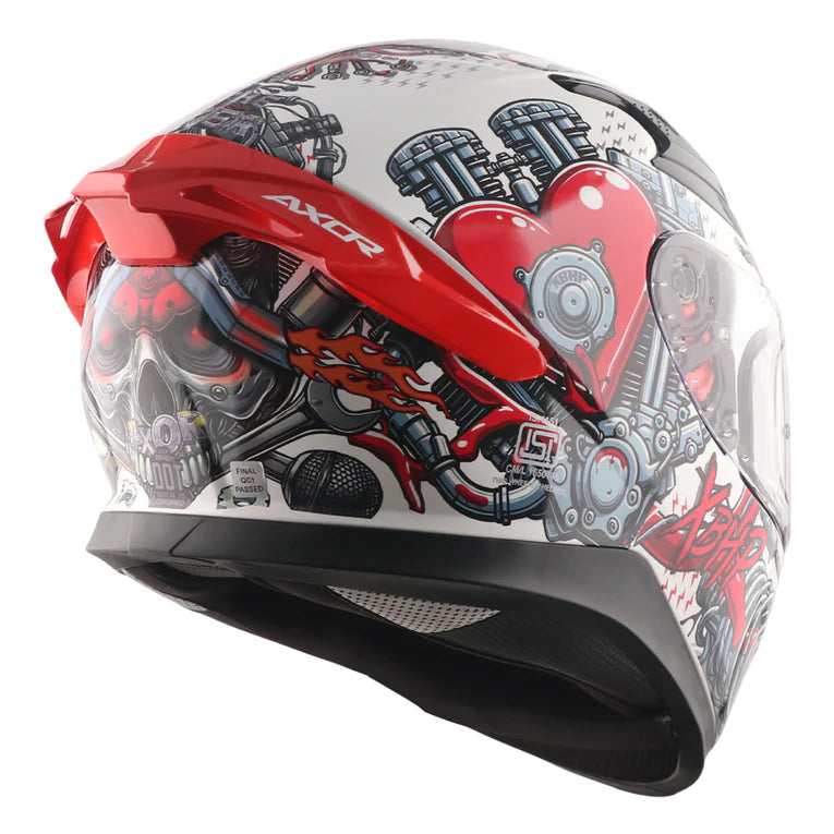 AXOR HELMET APEX XBHP BIONICC WHITE RED