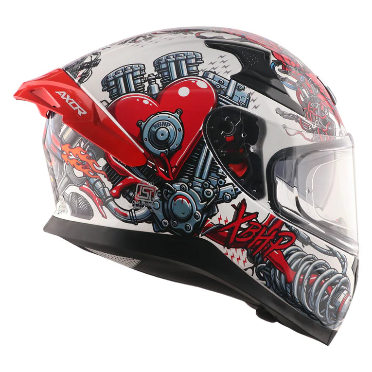AXOR HELMET APEX XBHP BIONICC WHITE RED
