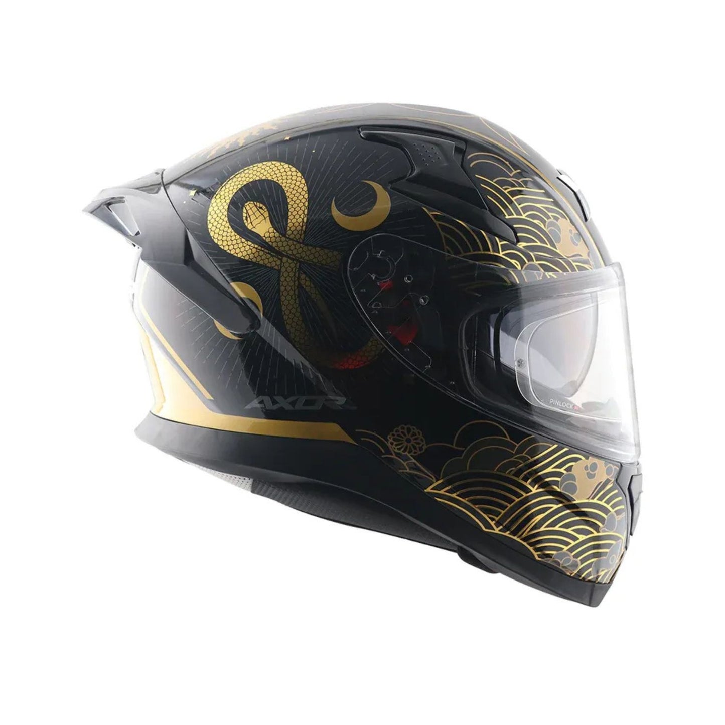 AXOR HELMET APEX INFINITY BLACK GOLD