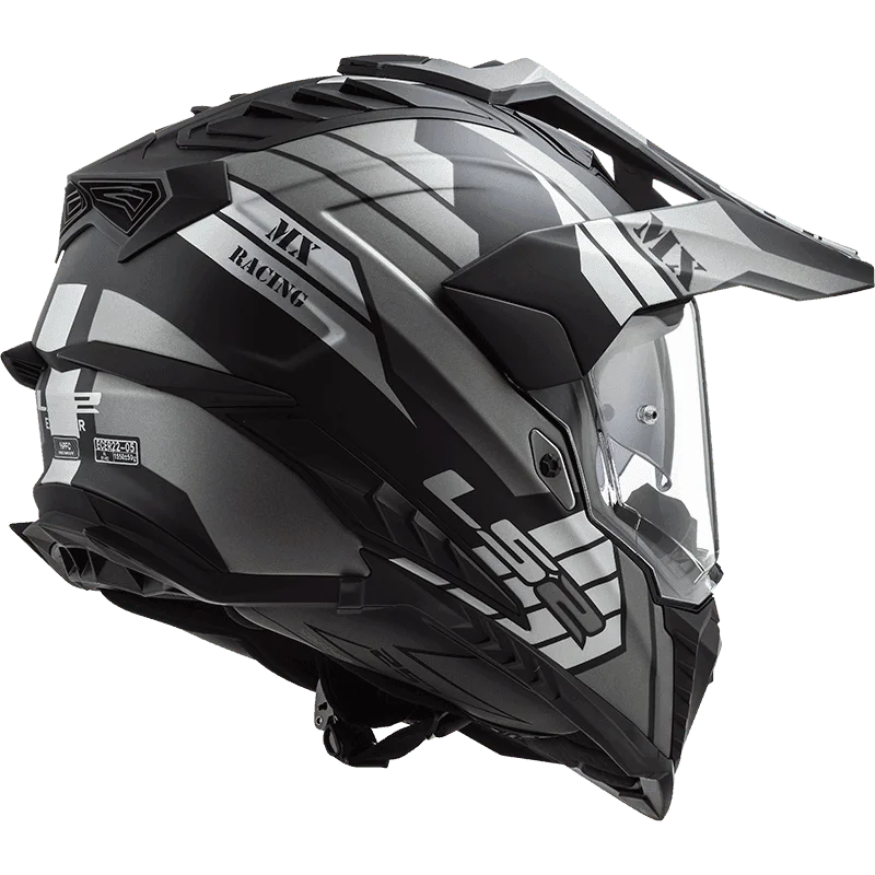 LS2 HELMET MX701 ATLANTIS MATT TITANIUM