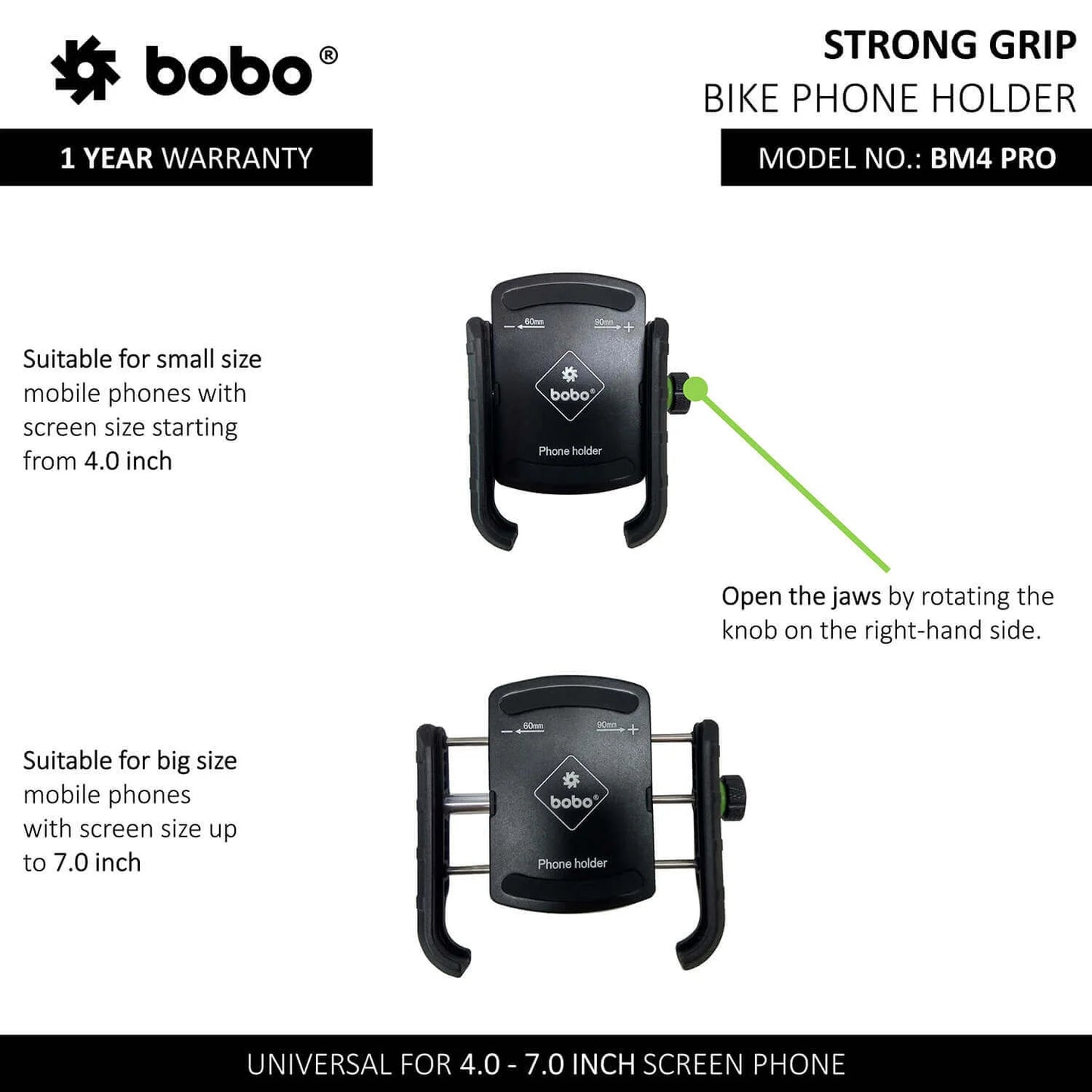 BOBO BM4 PRO JAW GRIP WITH VIBE DAMPENER