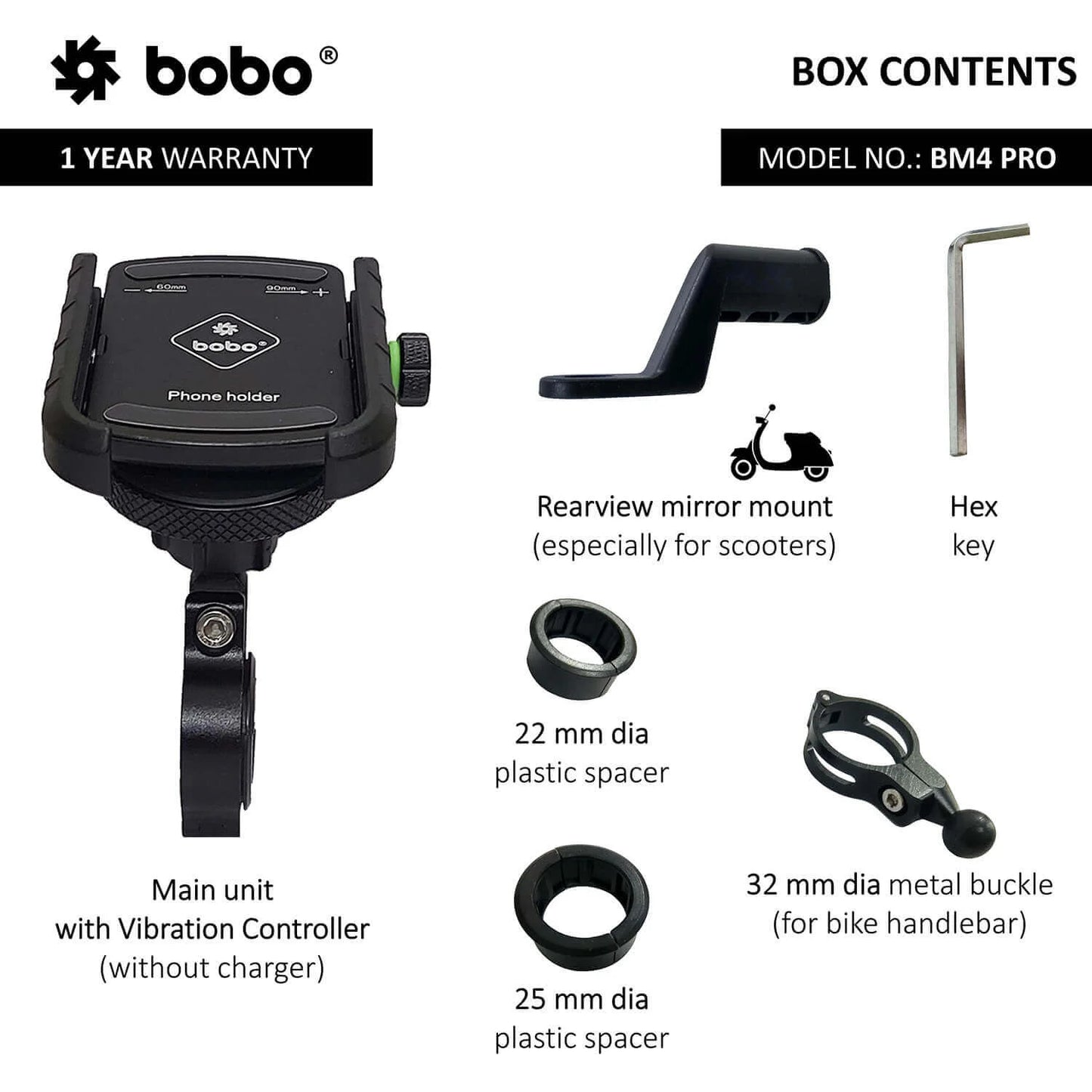 BOBO BM4 PRO JAW GRIP WITH VIBE DAMPENER