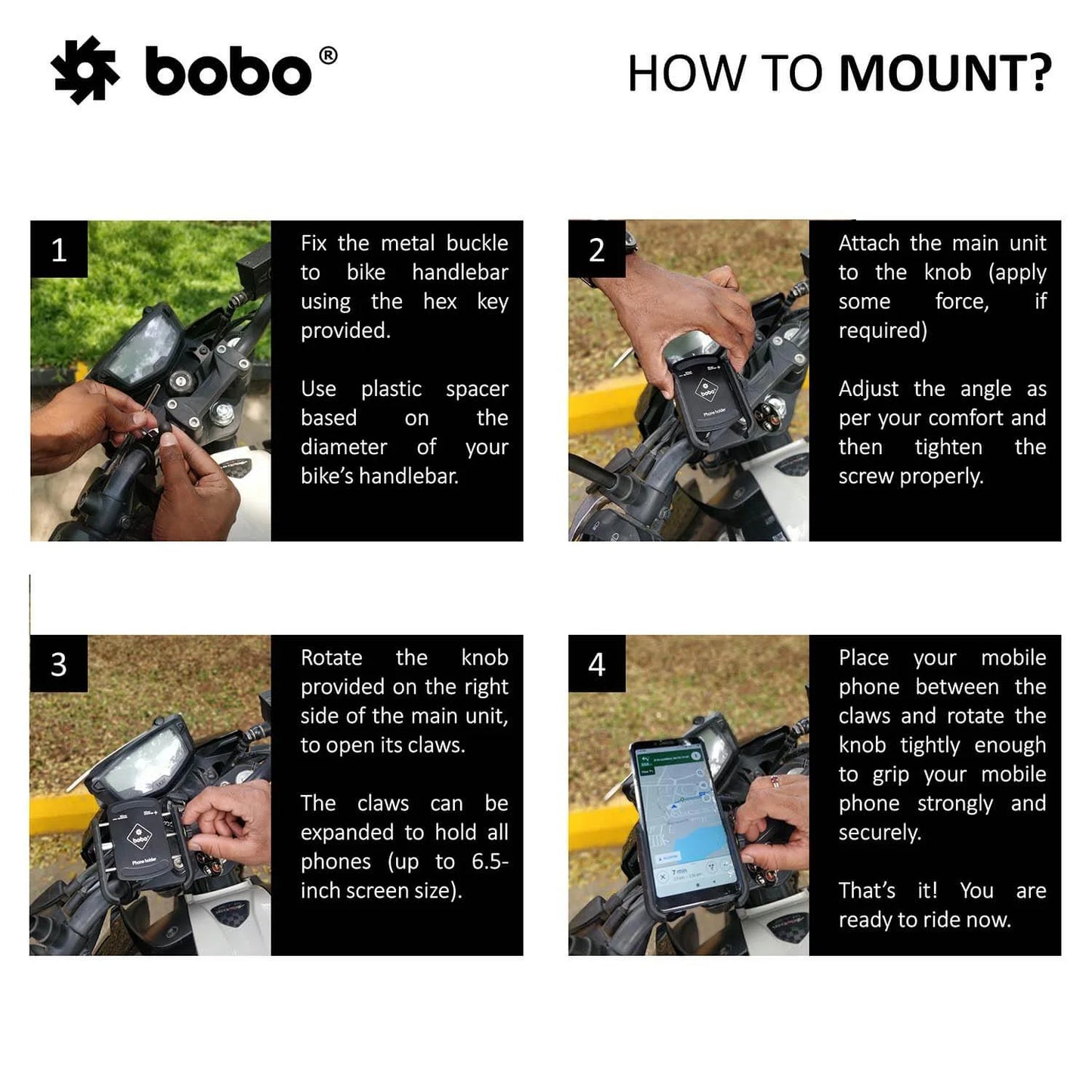 BOBO BM4 PRO JAW GRIP WITH VIBE DAMPENER