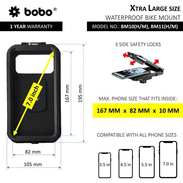 BOBO BM11H WATERPROOF WIRELESS CHARGER USB C PORT
