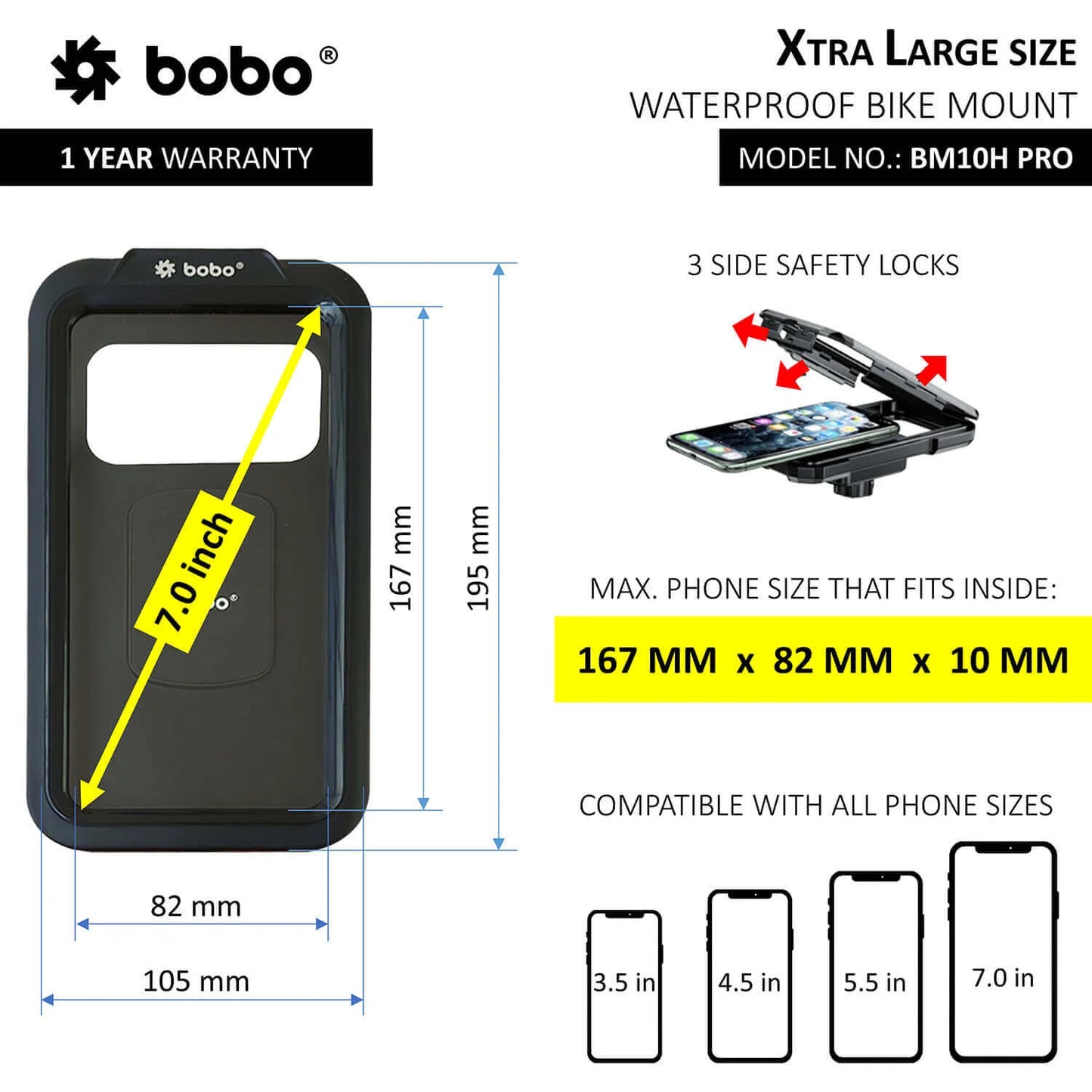 BOBO BM10H PRO WATERPROOF VIBE CONTROLLER