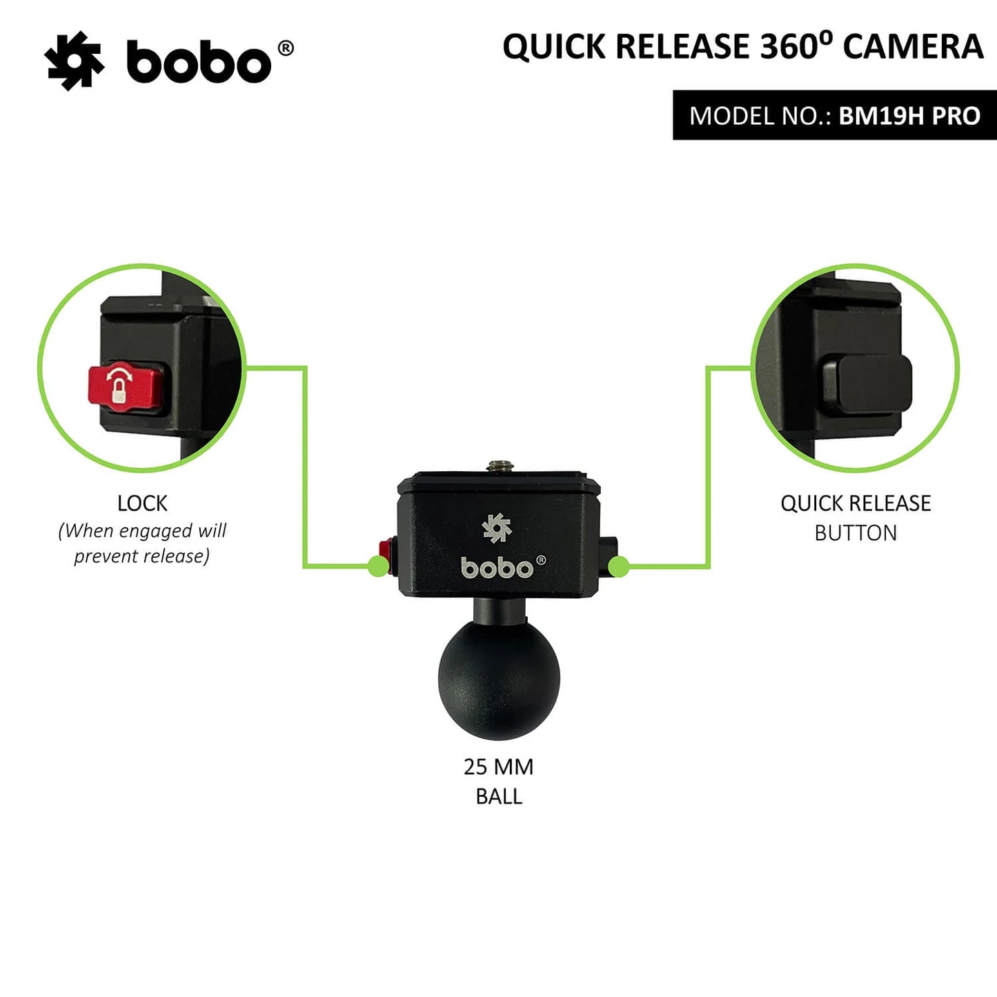 BM19H PRO FOR INSTA360 CAMERA