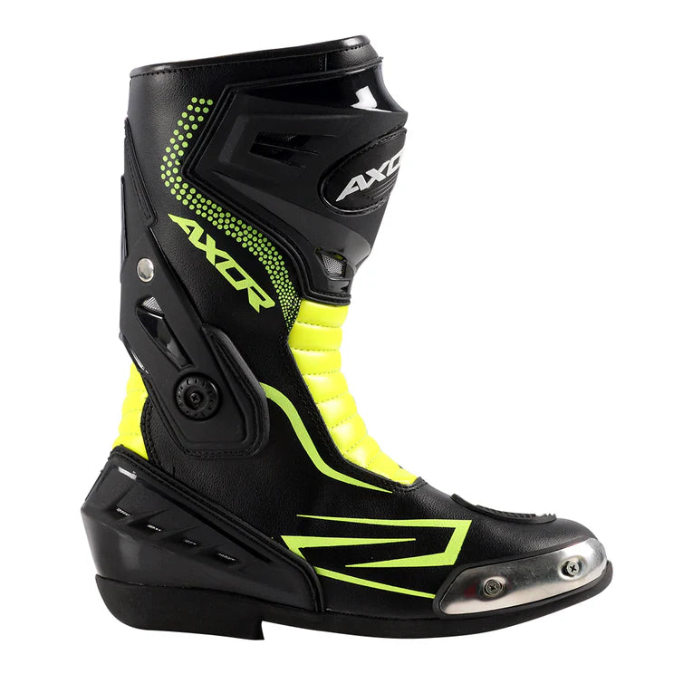 AXOR BOOTS SLIPSTREAM BLACK NEON GREEN