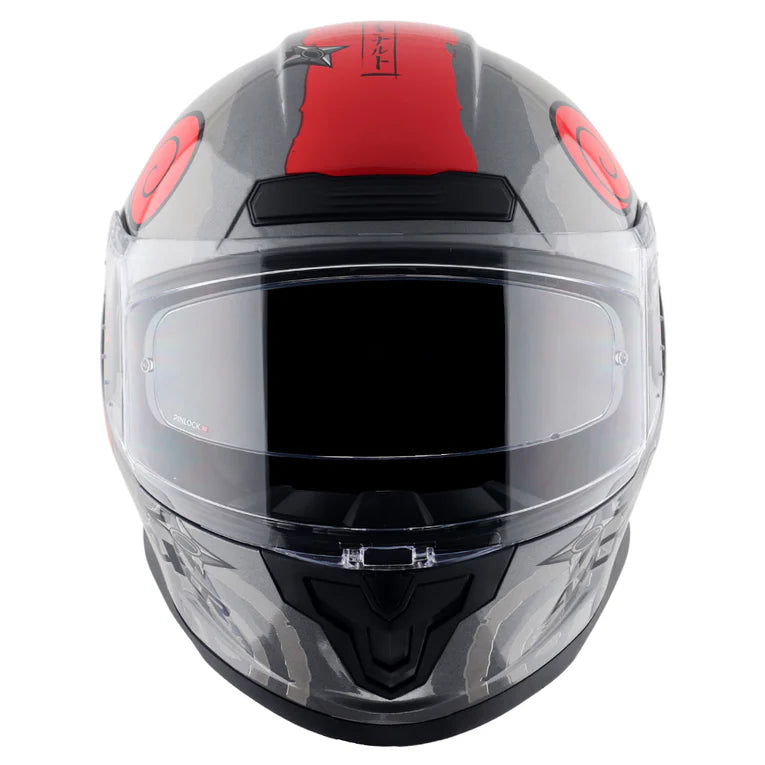 AXOR HELMET SABER NARUTO BLACK ORANGE