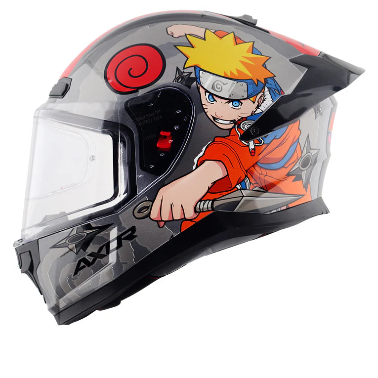 AXOR HELMET SABER NARUTO BLACK ORANGE