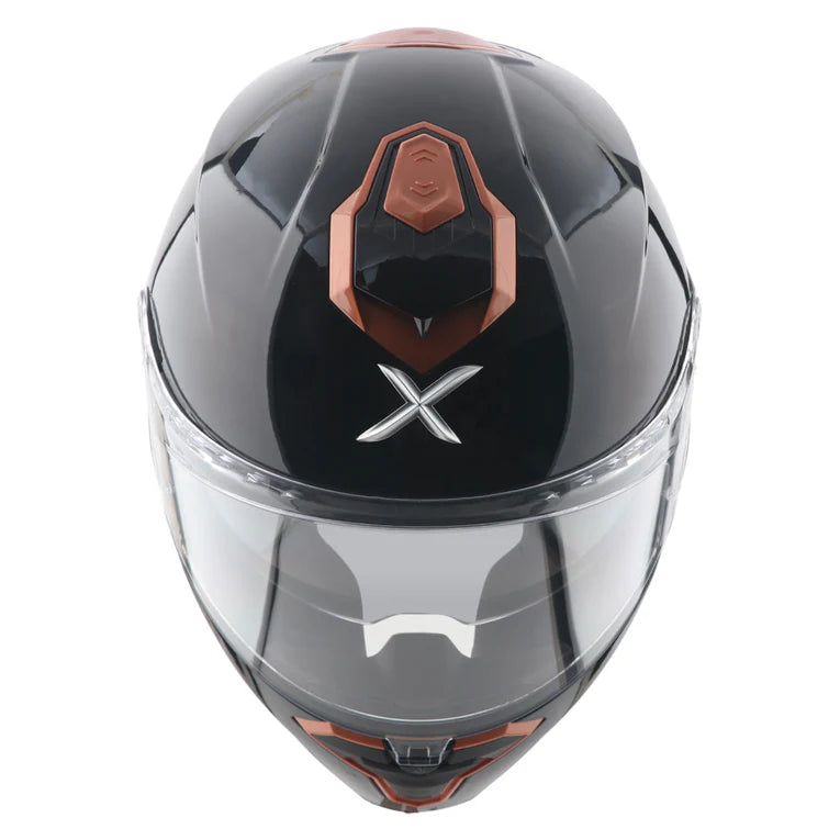 AXOR HELMET BRUTALE CORSA BLACK GOLD ORANGE