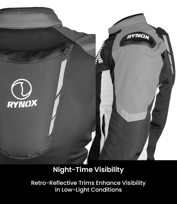 RYNOX JACKET GELTA GT BLACK GREY
