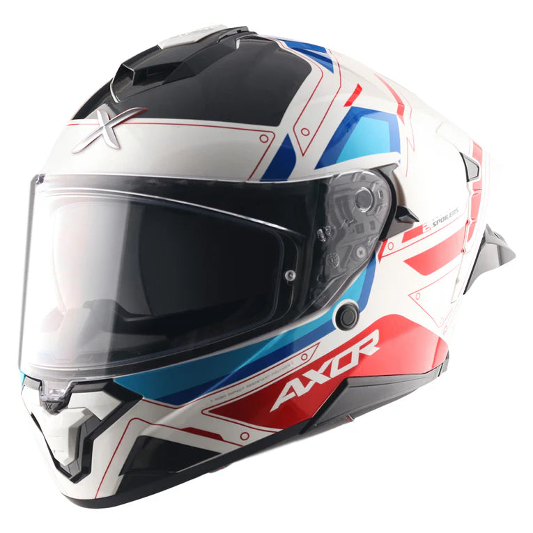AXOR HELMET BRUTALE RYDEN WHITE RED