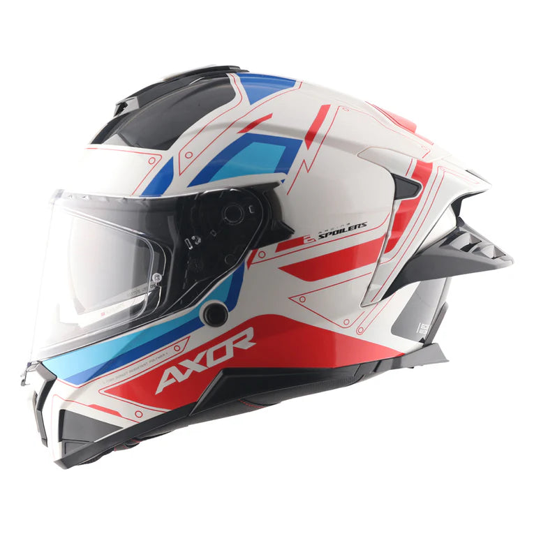 AXOR HELMET BRUTALE RYDEN WHITE RED