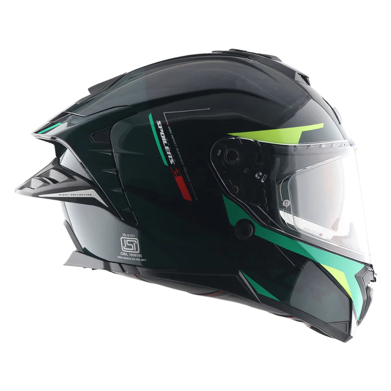 AXOR HELMET BRUTALE KRYPTIC BLACK GREEN