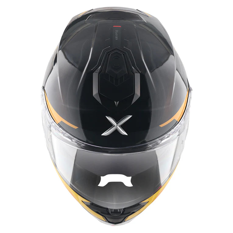 AXOR HELMET BRUTALE KRYPTIC BLACK YELLOW
