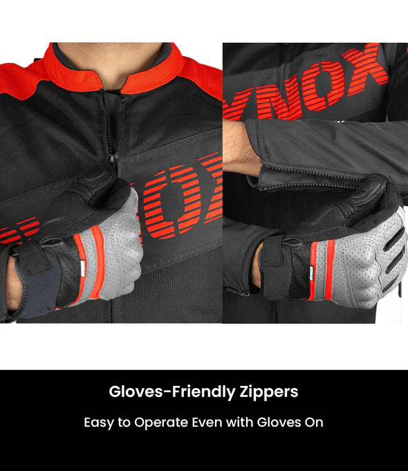 RYNOX JACKET GELTA GT BLACK RED