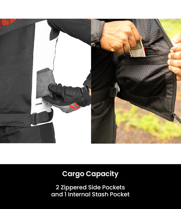 RYNOX JACKET GELTA GT BLACK RED