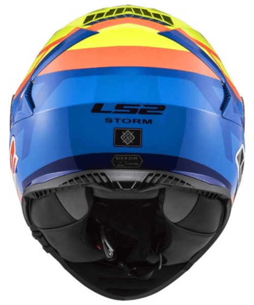 LS2 HELMET FF800 STORM II SALVADOR REPLICA BLUE HV YELLOW