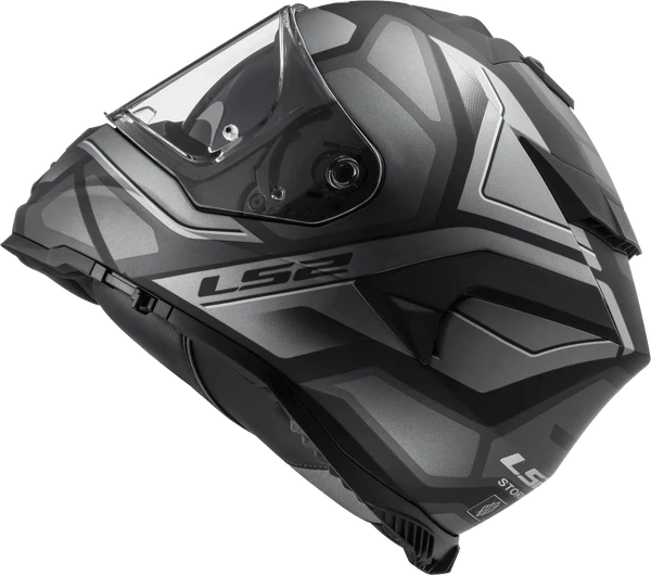 LS2 HELMET FF800 STORM FASTER MATT TITANIUM BLACK