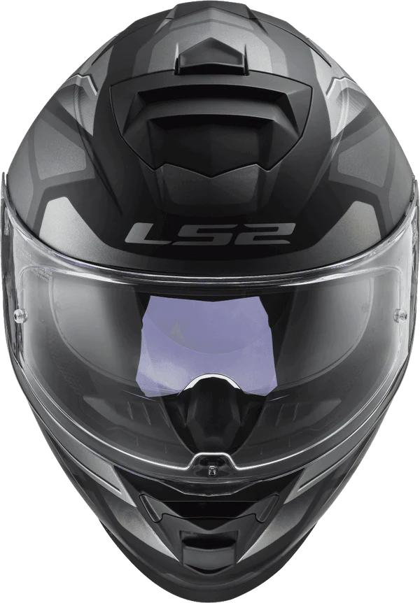 LS2 HELMET FF800 STORM FASTER MATT TITANIUM BLACK