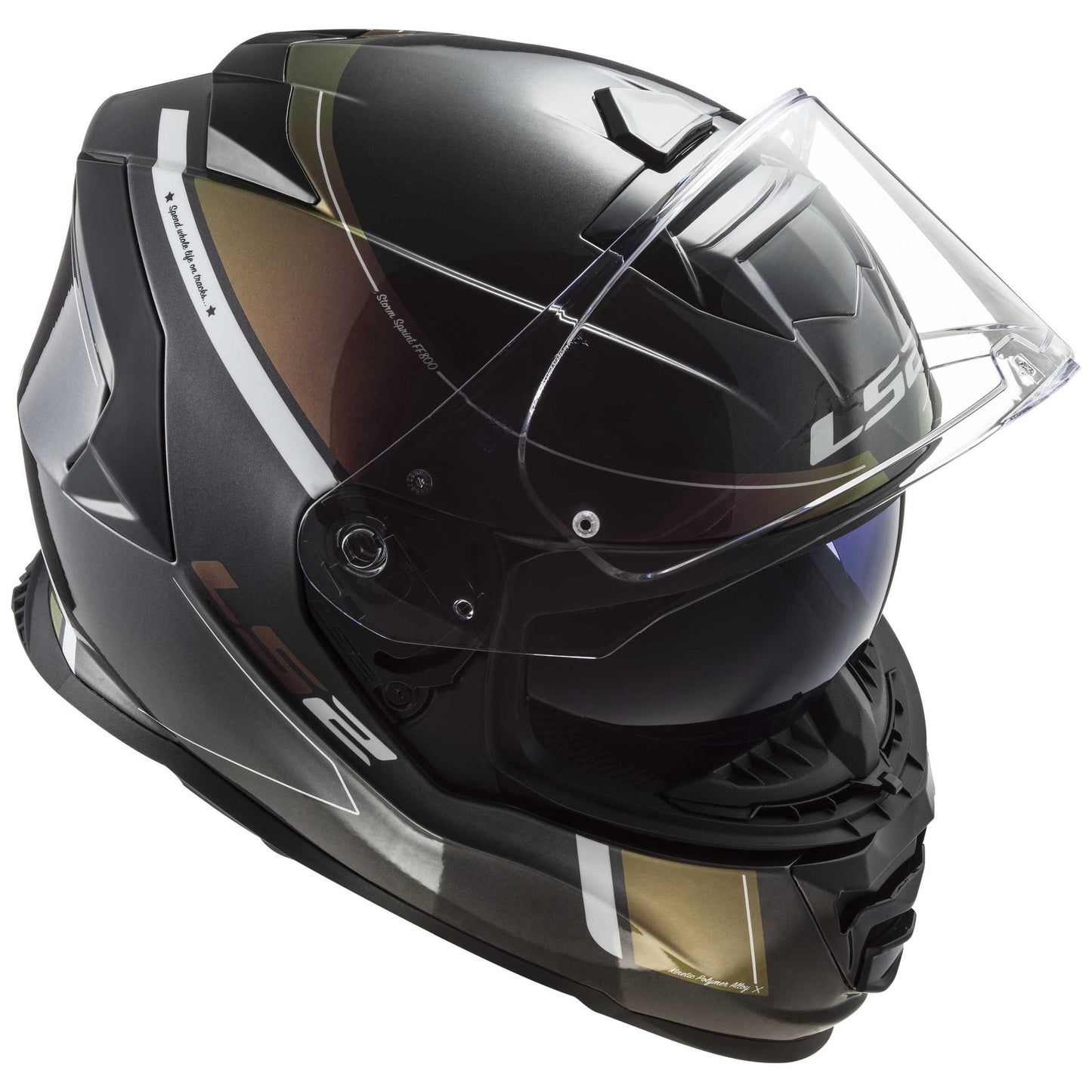 LS2 HELMET FF800 VELVET BLACK RAINBOW