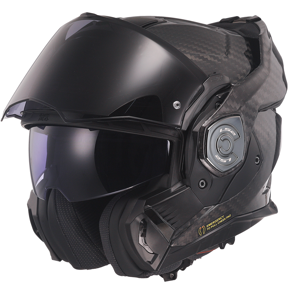 LS2 HELMET FF901 ADVANT X SOLID CARBON GLOSS