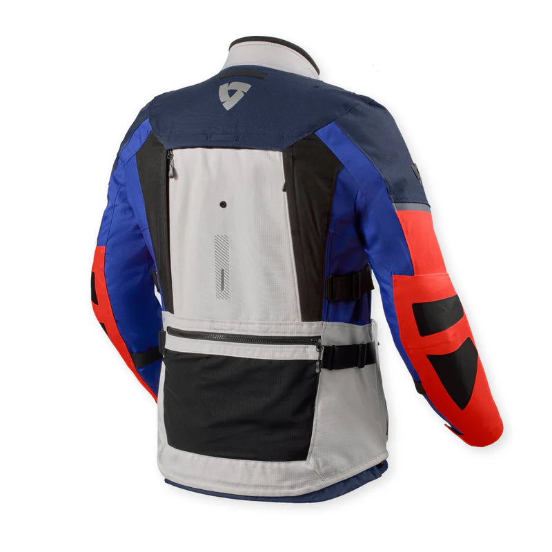 REV IT JACKET SAND 5 H2O SILVER BLUE RED