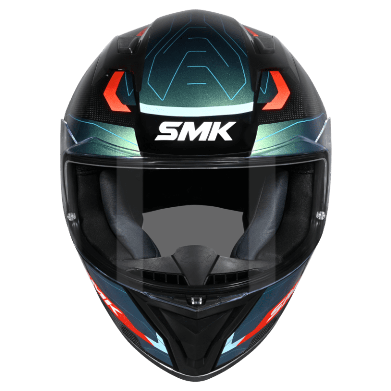 SMK HELMET STELLAR SP FLIGHT BLACK BLUE ORANGE (GL257C)