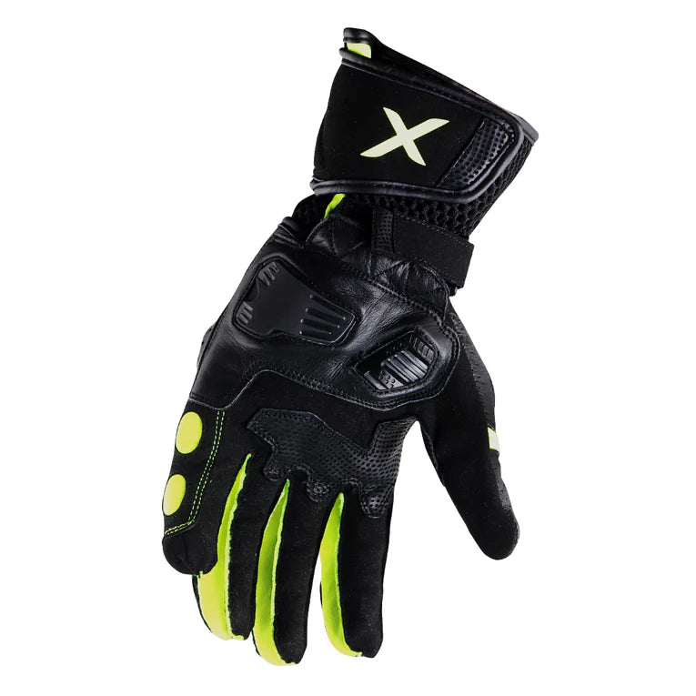 AXOR GLOVES GATOR BLACK NEON GREEN