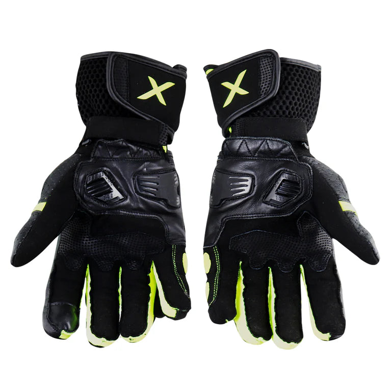 AXOR GLOVES GATOR BLACK NEON GREEN