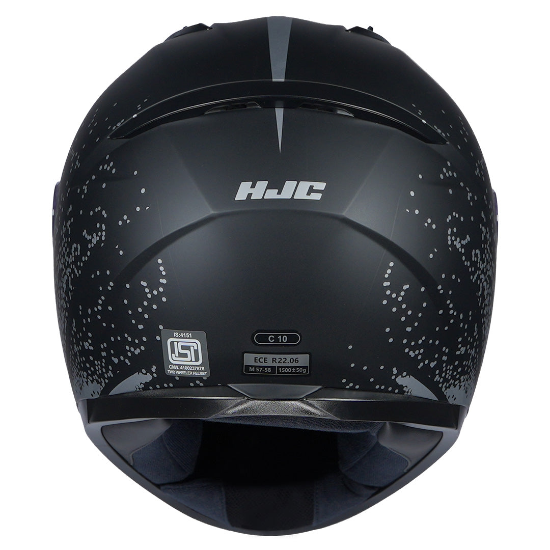 HJC HELMET C10 HAVEN MC5SF MATT BLACK GREY
