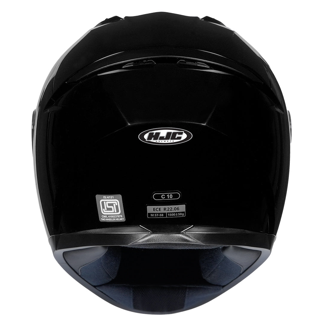 HJC HELMET C10 SOLID BLACK