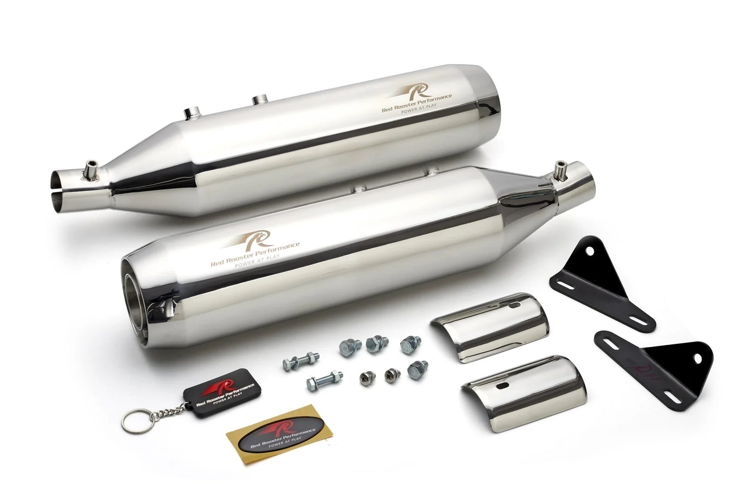 RED ROOSTER EXHAUST ASTRAL CHROME SUPER METEOR 650