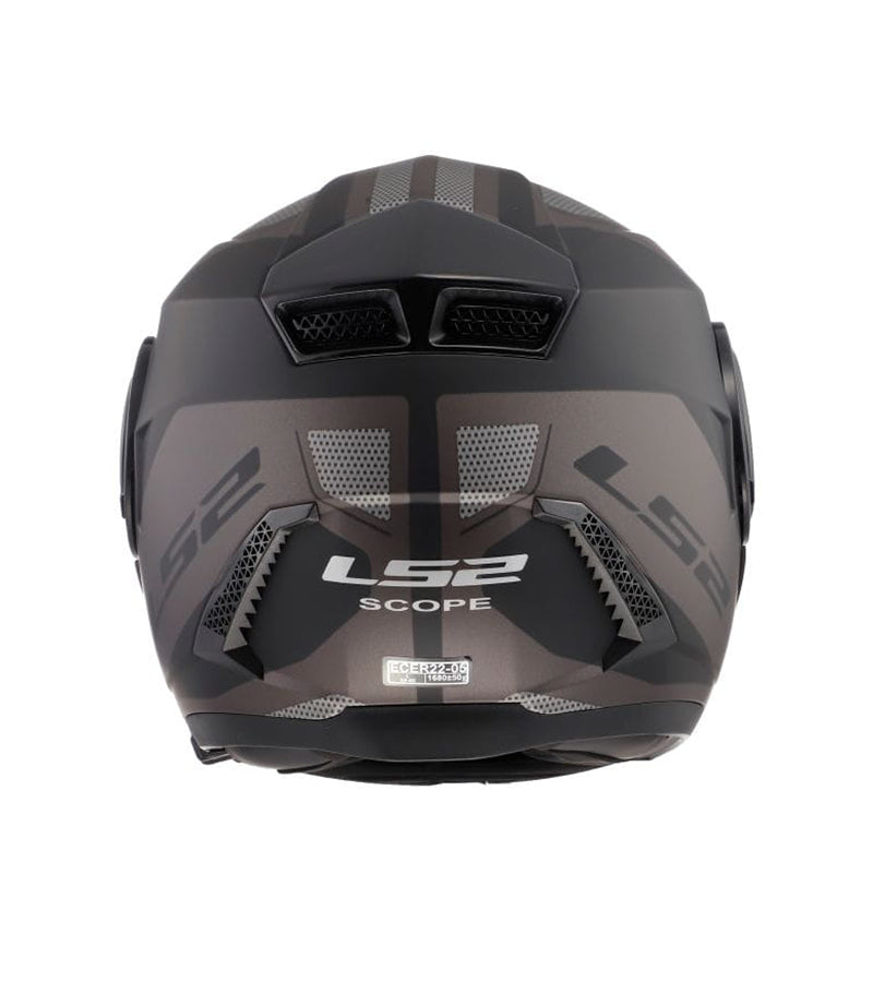 LS2 HELMET FF902 SCOPE II AXIS MATT BLACK TITANIUM
