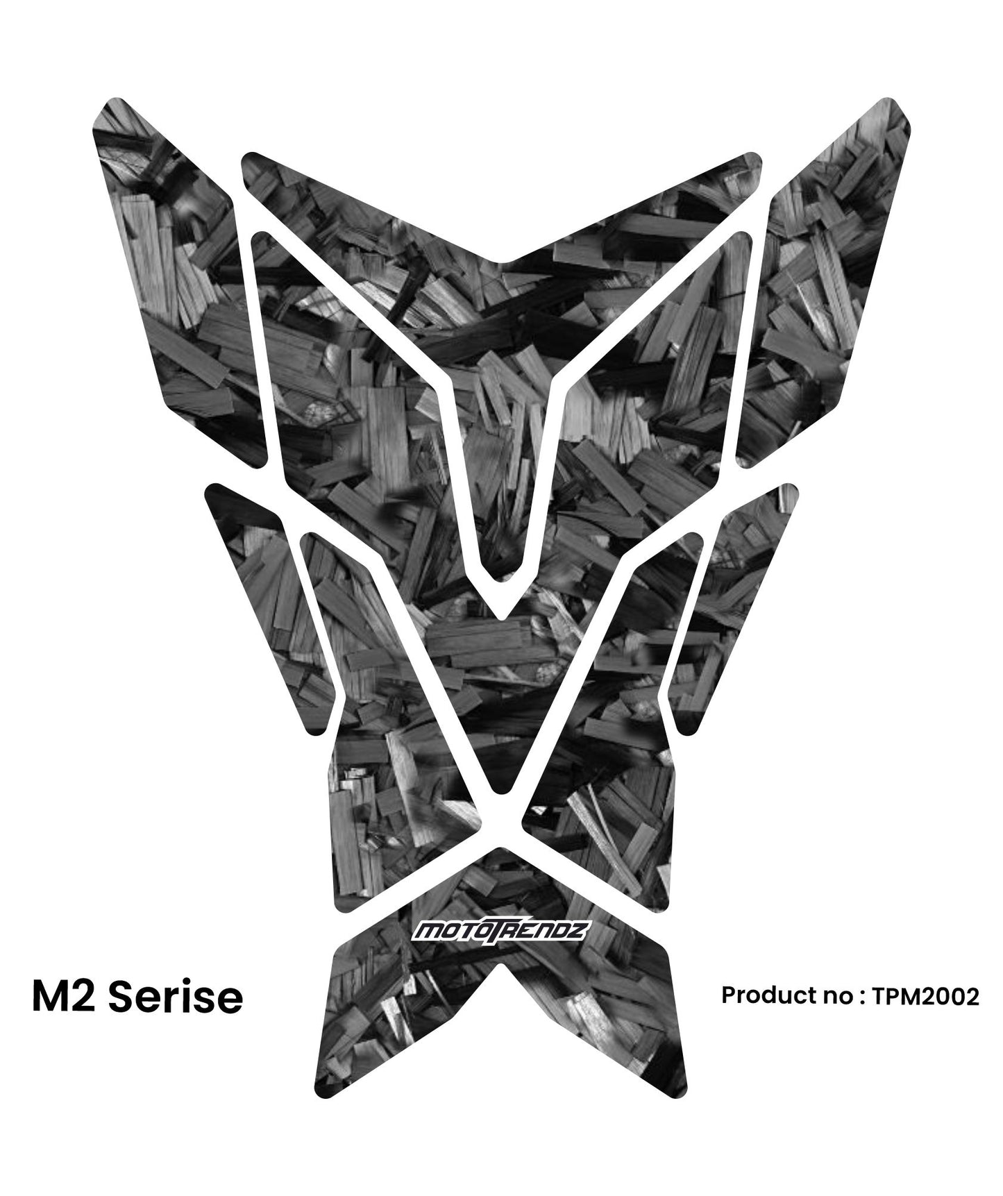 MOTOTRENDZ TANK PAD FORGED CARBON FIBER