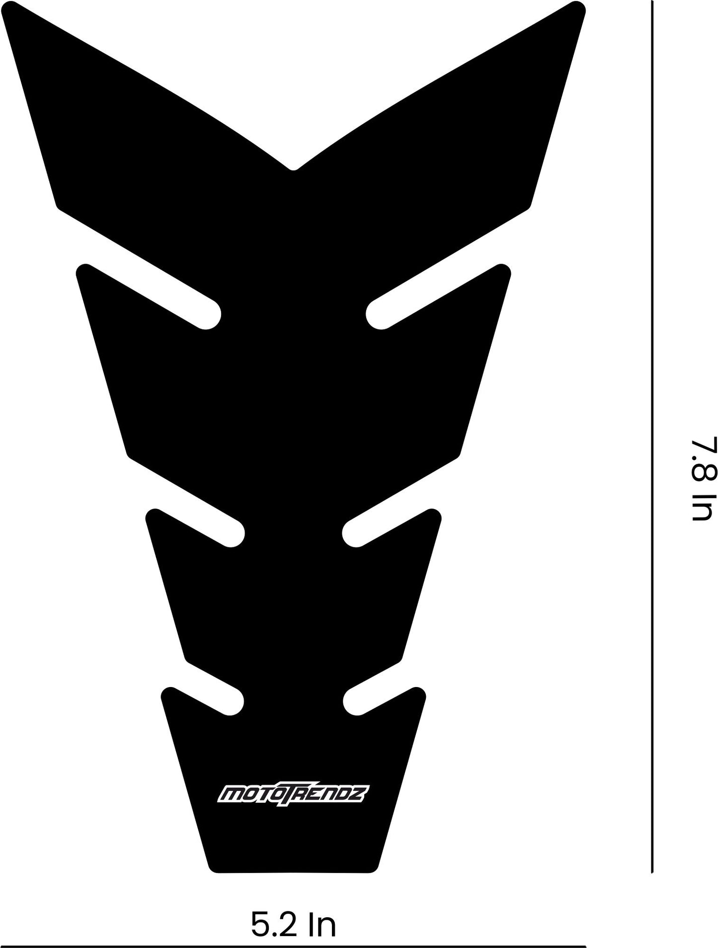 MOTOTRENDZ TANK PAD M3 GRAPHICS 1