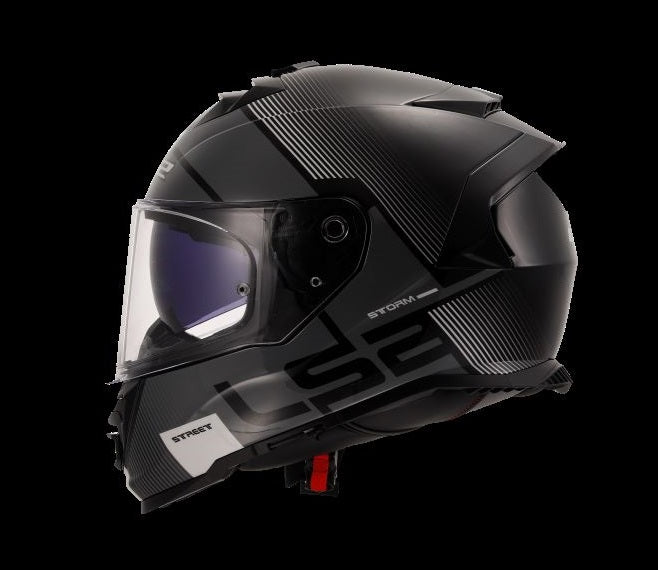 LS2 HELMET FF800 STORM II EPIC BLACK WHITE