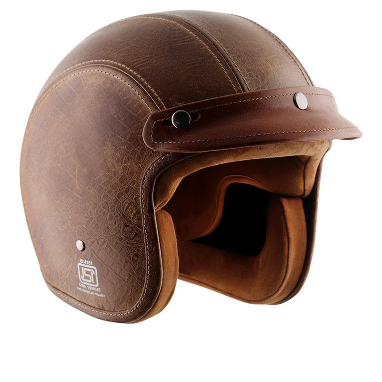 AXOR HELMET RETRO JET LEATHER