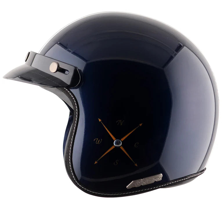 AXOR HELMET RETRO JET EURO GLOBE ROYAL BLUE